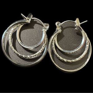 Silver Hoop Earrings